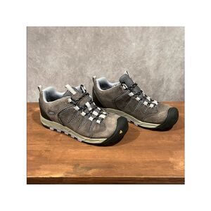 KEEN Voyageur Gray Suede Leather Low-Cut Hiking Shoes size 8.5
